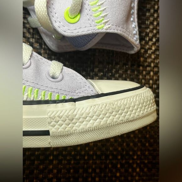 Converse Chuck Taylor All Star Vapor High Top Lavender Green A06010C Size 8 - Picture 9 of 11